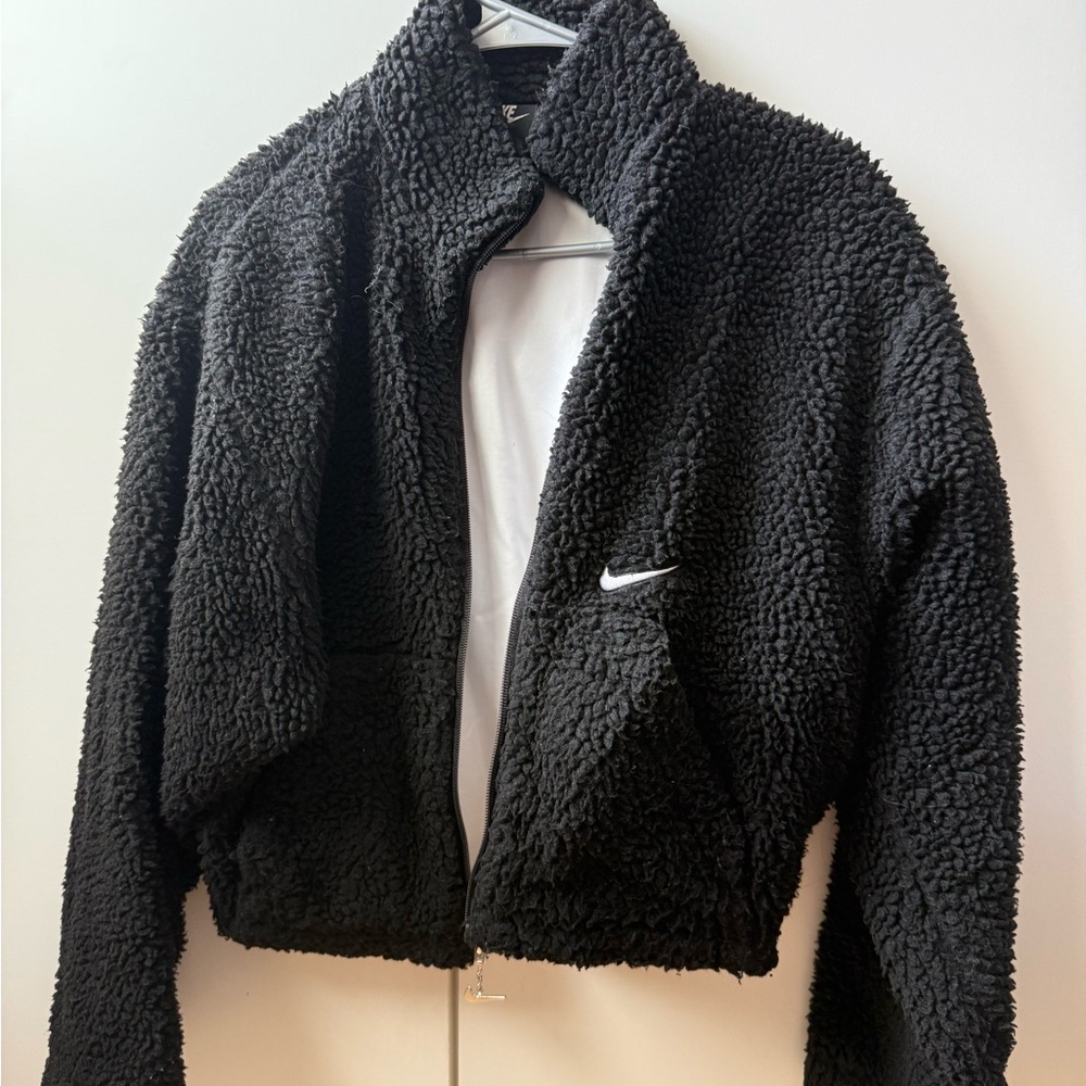 Nike Women's Black Teddy Jacket